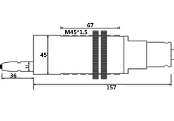 廣州菠萝蜜视频网站IS-FO600AD(150~600℃) 光纖式（shì）單色（sè）在線式紅外測溫儀(圖2)